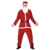Deluxe Santa Claus Suit Christmas Xmas Festive Party Costume