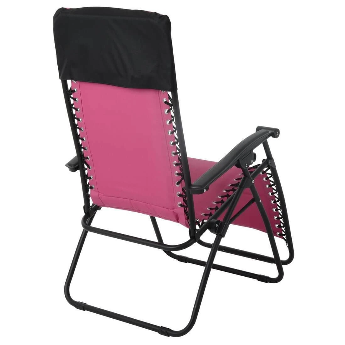 Garden Recliner Chair Zero Gravity Reclining Relaxer Padded Seat In Pink 6 Garden Recliner Chair Zero Gravity Reclining Relaxer Padded Seat In Pink - Image 6