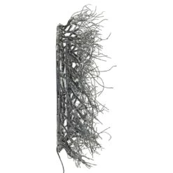 16" Twig Wreath Black Frosted Pre-Lit Xmas Decoration -XS-Stock XS5023 1600 5 62560.1544627182.1100.1100