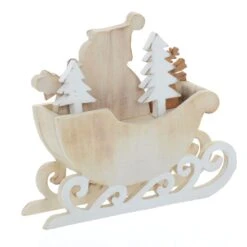 Snowman Sleigh Wooden Christmas Calendar With Number Blocks -XS-Stock XS5123 1600 5 23485.1508751611.1100.1100