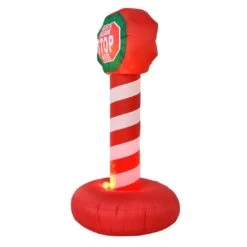 6ft Inflatable Giant Santa Stop Here Sign Xmas Christmas Decoration -XS-Stock XS5177 1600 3 35164.1508323562.1100.1100