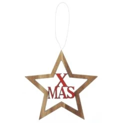 Set Of 6 Wooden Christmas Tree Decorations -XS-Stock XS5265 1600 4 97201.1508510770.1100.1100