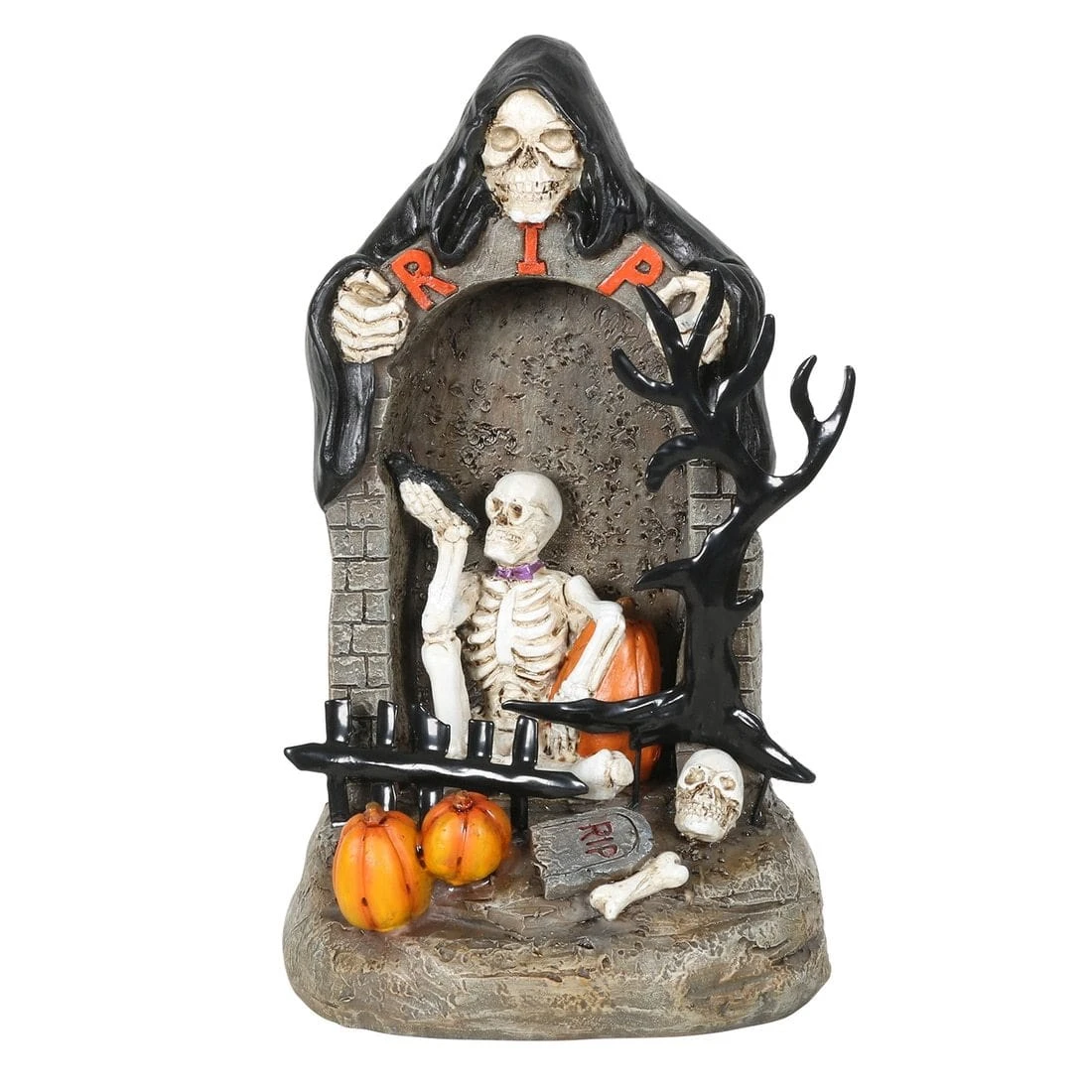 Light Up Halloween Decoration RIP Grim Reaper Skeleton 2 Light Up Halloween Decoration RIP Grim Reaper Skeleton - Image 2
