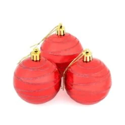 10 X 6cm Shiny Mirrored Swirl Pattern Christmas Tree Baubles -XS-Stock XS5705 1600 1 min 39035.1536046895.1100.1100