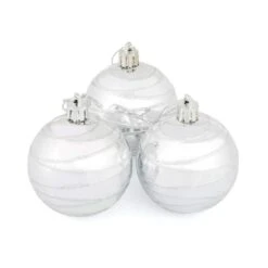 10 X 6cm Shiny Mirrored Swirl Pattern Christmas Tree Baubles -XS-Stock XS5706 1600 1 min 50330.1536046876.1100.1100