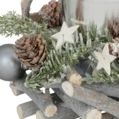 Round Wooden Tealight Candle Holder Christmas Decoration -XS-Stock XS5766 1600 2 40839.1537961686.1100.1100