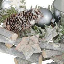 Wooden Wreath Tealight Candle Holder Christmas Decoration 30cm -XS-Stock XS5769 1600 4 31210.1536850191.1100.1100