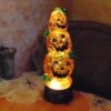 Light Up Glitter Water Halloween Decoration - Pumpkin Stack