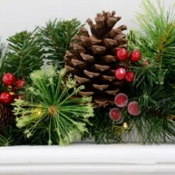 6ft Pre-Lit Decorated Artificial Christmas Garland With Timer 6 6ft Pre-Lit Decorated Artificial Christmas Garland With Timer -XS-Stock XS5818 3 1600 82132.1536070656.1100.1100