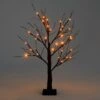 Black Glitter Mini Halloween Twig Tree LED Lights 60cm