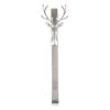 Christmas Wreath Hanger Reindeer Silver Metal Door Hook 35cm