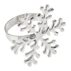 Set Of 4 Christmas Napkin Rings Silver Metal Table Decoration -XS-Stock XS5838 1600 2 65700.1539771700.1100.1100
