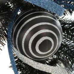 24" Silver Witch Halloween Wreath Glitter Hanging Decoration -XS-Stock XS5956 1600 5 96295.1533733265.1100.1100