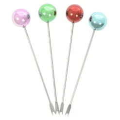 Set Of 4 Stainless Steel Picks Party Food Cocktail Olives -XS-Stock XS5985 1600 2 opt 53345.1586165989.1100.1100