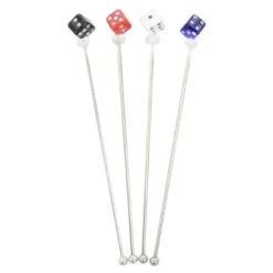 Set Of 4 Swizzle Sticks Cocktail Stirrers Stainless Steel -XS-Stock XS5988 1600 2 opt 45271.1586163469.1100.1100