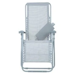 Garden Recliner Chair Silver Grey Marl Zero Gravity Relaxer Texteline -XS-Stock XS6041 1600 8 opt 08501.1585041297.1100.1100
