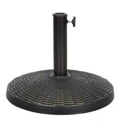 Azuma Weighted Parasol Base Stand Support Rattan Style Resin -XS-Stock XS6069 1600 1 opt 01559.1584697685.1100.1100