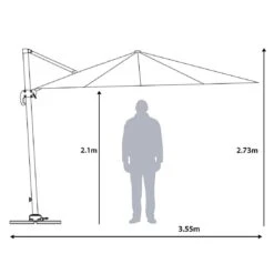 3 X 4m Roma Rectangle Parasol Large Cantilever Garden Shade 15 3 X 4m Roma Rectangle Parasol Large Cantilever Garden Shade -XS-Stock XS6074 1600 8 opt 33049.1605710418.1100.1100