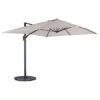 3 X 3m Roma Square Parasol Large Cantilever Garden Shade