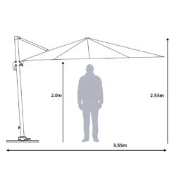 3 X 3m Roma Square Parasol Large Cantilever Garden Shade -XS-Stock XS6077 1600 8 opt 72868.1584699129.1100.1100