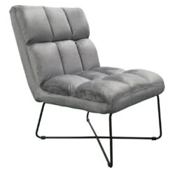 Hodge & Hodge Slipper Lounge Chair With Velvet Style Cover -XS-Stock XS6192 1600 1 opt 03696.1597146432.1100.1100