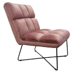 Hodge & Hodge Slipper Lounge Chair With Velvet Style Cover -XS-Stock XS6193 1600 1 opt 43849.1597146233.1100.1100