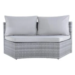 Monte Carlo Garden Sofa Set 6 Seat Grey Rattan Furniture -XS-Stock XS6200 1600 2 58907.1609254769.1100.1100