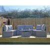 Monte Carlo Garden Sofa Set 6 Seat Grey Rattan Furniture