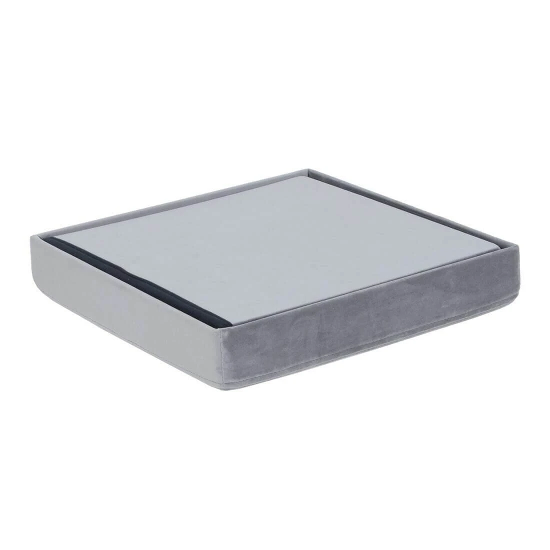 Hodge & Hodge Velvet Effect Storage Ottoman With Lid 7 Hodge & Hodge Velvet Effect Storage Ottoman With Lid - Image 7