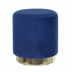 Hodge & Hodge Sophia Stylish Velvet Stool With Gold Base 17 Hodge & Hodge Sophia Stylish Velvet Stool With Gold Base -XS-Stock XS6410 1600 1 opt 46578.1597142177.1100.1100