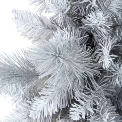 60cm Sparkling Silver Glitter Swag Christmas Decoration -XS-Stock XS6431 1600 2 48680.1569486550.1100.1100