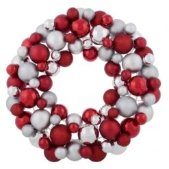 Round Christmas Bauble Wreath Hanging Decoration 45cm -XS-Stock XS6450 1600 1 09188.1592470092.1100.1100