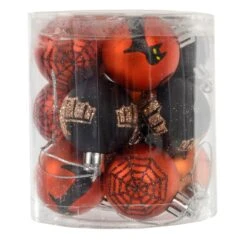 12pk Mini Halloween Decorative Baubles 4cm -XS-Stock XS6473 2 opt