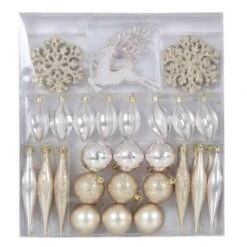 45pc Metallic Christmas Tree Decoration Set Mixed Baubles -XS-Stock XS6477 1600 1 55426.1569324595.1100.1100