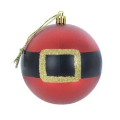 5pk Large Novelty Santa Belt Christmas Tree Baubles 10cm -XS-Stock XS6480 1600 2 61752.1569323945.1100.1100