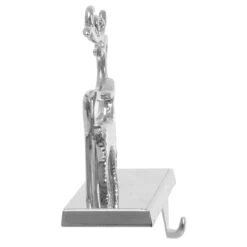 Silver Christmas Stocking Hanger Mantel Shelf Decoration -XS-Stock XS6484 1600 2 20458.1567522932.1100.1100
