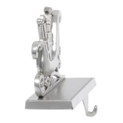 Silver Christmas Stocking Hanger Mantel Shelf Decoration -XS-Stock XS6489 1600 2 15962.1567522968.1100.1100