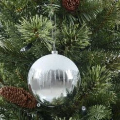 3pk Shiny Christmas Tree Baubles With Glitter Snowscape -XS-Stock XS6490 1600 2 70063.1569832941.1100.1100