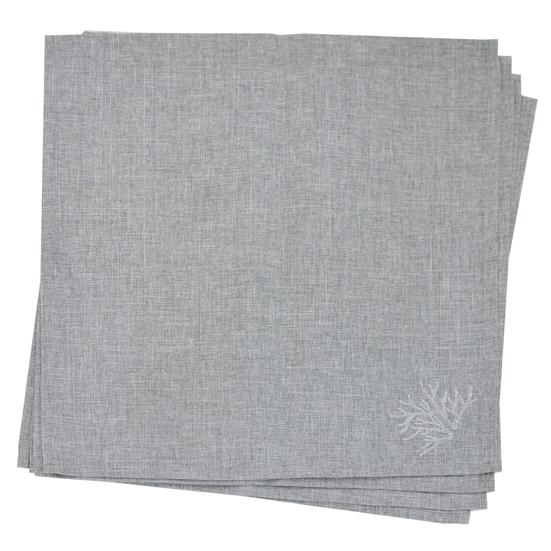 Christmas Snowman Tablecloths Napkins Grey Fabric Embroidery 4 Christmas Snowman Tablecloths Napkins Grey Fabric Embroidery - Image 4