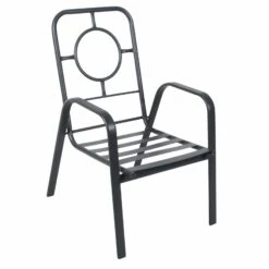 Cadiz 6 Piece Outdoor Dining Set Grey Metal Garden Furniture -XS-Stock XS6615 1600 6