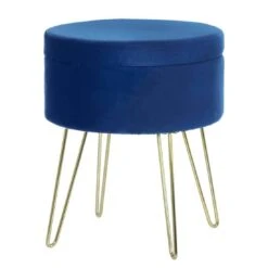 Hodge & Hodge Aria Plush Velvet Storage Stool With Gold Legs 16 Hodge & Hodge Aria Plush Velvet Storage Stool With Gold Legs -XS-Stock XS6651 1600 1 opt. 06657.1603899194.1100.1100