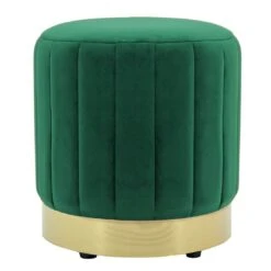 Hodge And Hodge Luna Plush Velvet Stool Ottoman Gold Base -XS-Stock XS6662 1600 1 opt 75373.1593428982.1100.1100