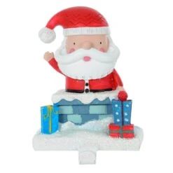 Novelty Christmas Stocking Hanger Resin Mantel Decoration -XS-Stock XS6877 1600 1 opt 35974.1602600564.1100.1100