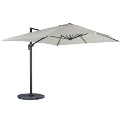 XS-Stock 25 3 X 4m Roma Rectangle Parasol Large Cantilever Garden Shade
