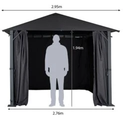 Azuma Gazebo Garden Pavillion Party Tent Curtains Marquee 3m 13 Azuma Gazebo Garden Pavillion Party Tent Curtains Marquee 3m -XS-Stock XS6942 1600 8