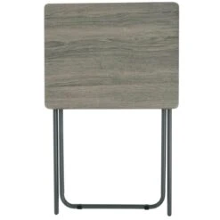 Folding Side Table TV Dinner Portable Bedside Coffee Grey Black -XS-Stock XS6944 1600 5 opt 01021.1604574984.1100.1100