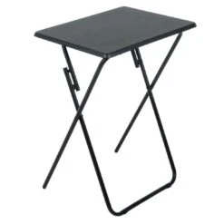 Folding Side Table TV Dinner Portable Bedside Coffee Grey Black -XS-Stock XS6945 1600 1 opt 92601.1604574959.1100.1100