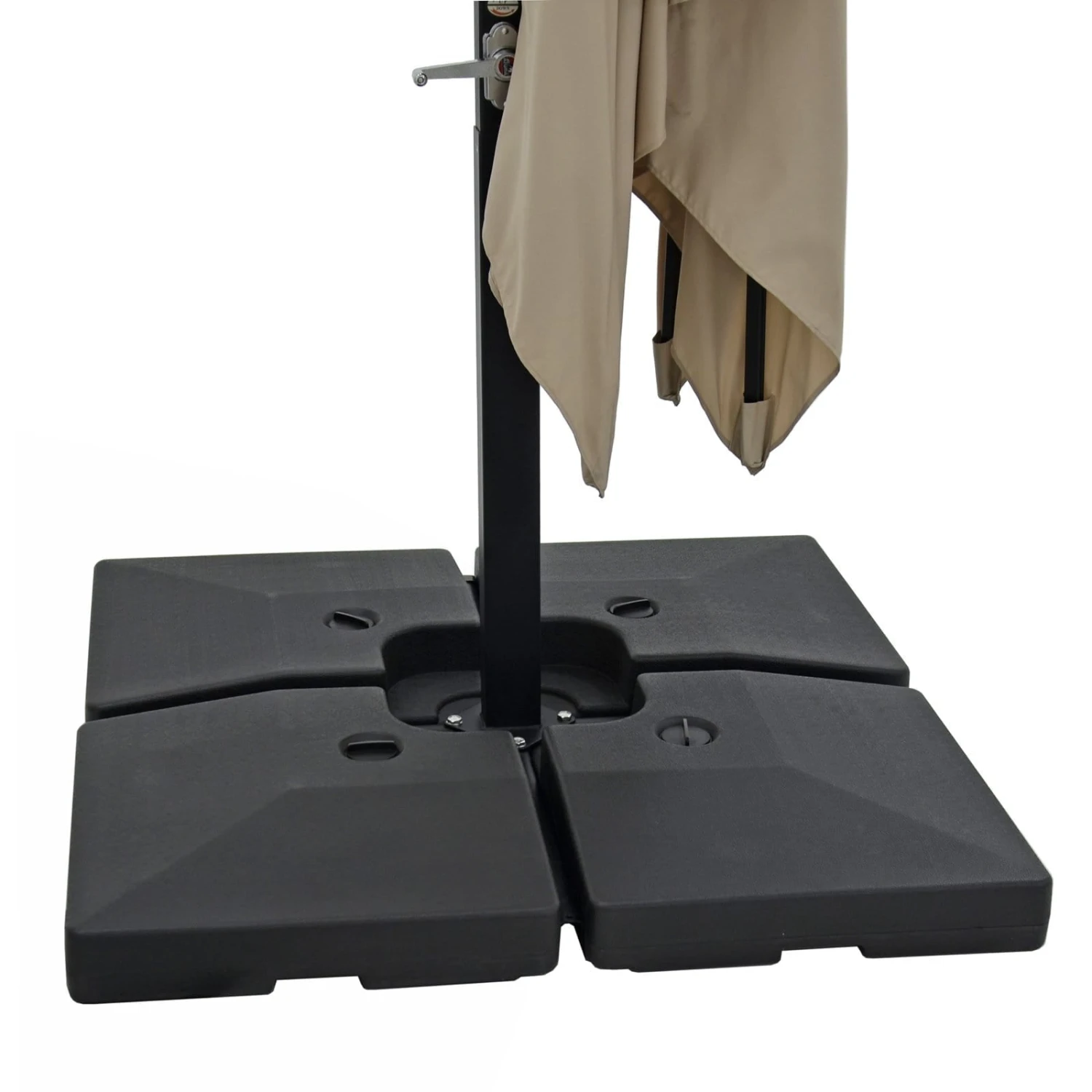 Azuma Parasol Base Set 4 Piece Easy Fill Sand Water Weight 2 Azuma Parasol Base Set 4 Piece Easy Fill Sand Water Weight - Image 2