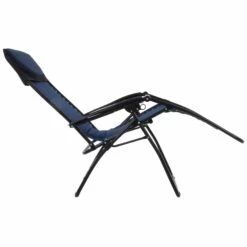 Padded Garden Recliner Relaxer 2 Tone Blue Zero Gravity Chair Garden Seat -XS-Stock XS6959 1600 3