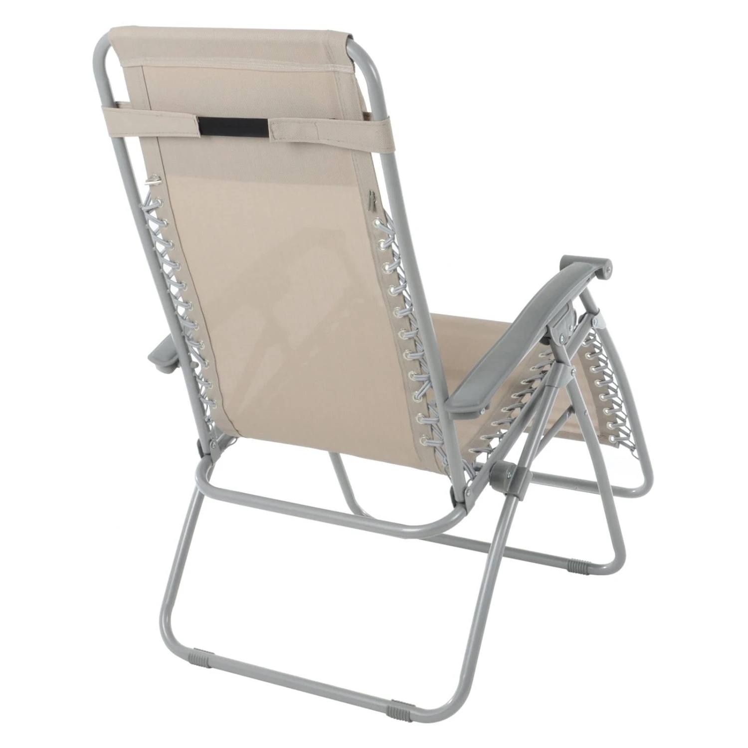 Garden Recliner Chair Taupe Zero Gravity Relaxer Recliner Chair 5 Garden Recliner Chair Taupe Zero Gravity Relaxer Recliner Chair - Image 5